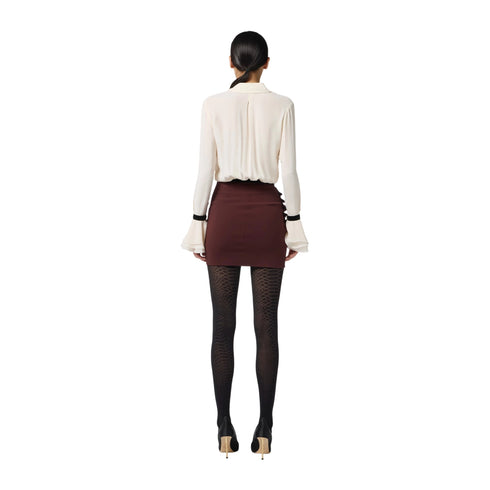 Elisabetta Franchi Camicia elegante Camicia Donna polsini a campanella 42 - Francavilla Moda